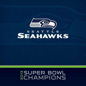 NFL Seattle Seahawks Super Bowl XLVIII Steam Deck Handheld Gaming Computer Skin